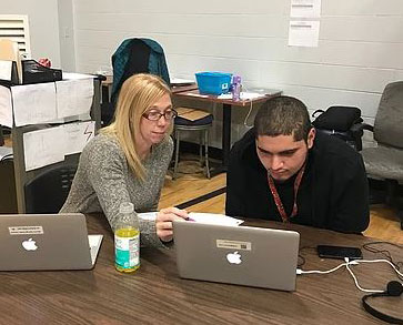 tutor at west michigan virtual academy helps student with coursework