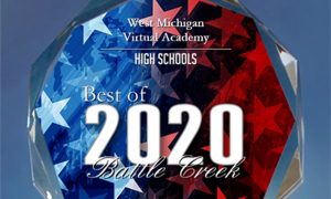 Read more about the article West Michigan Virtual Academy Receives 2020 Best of Battle Creek Award